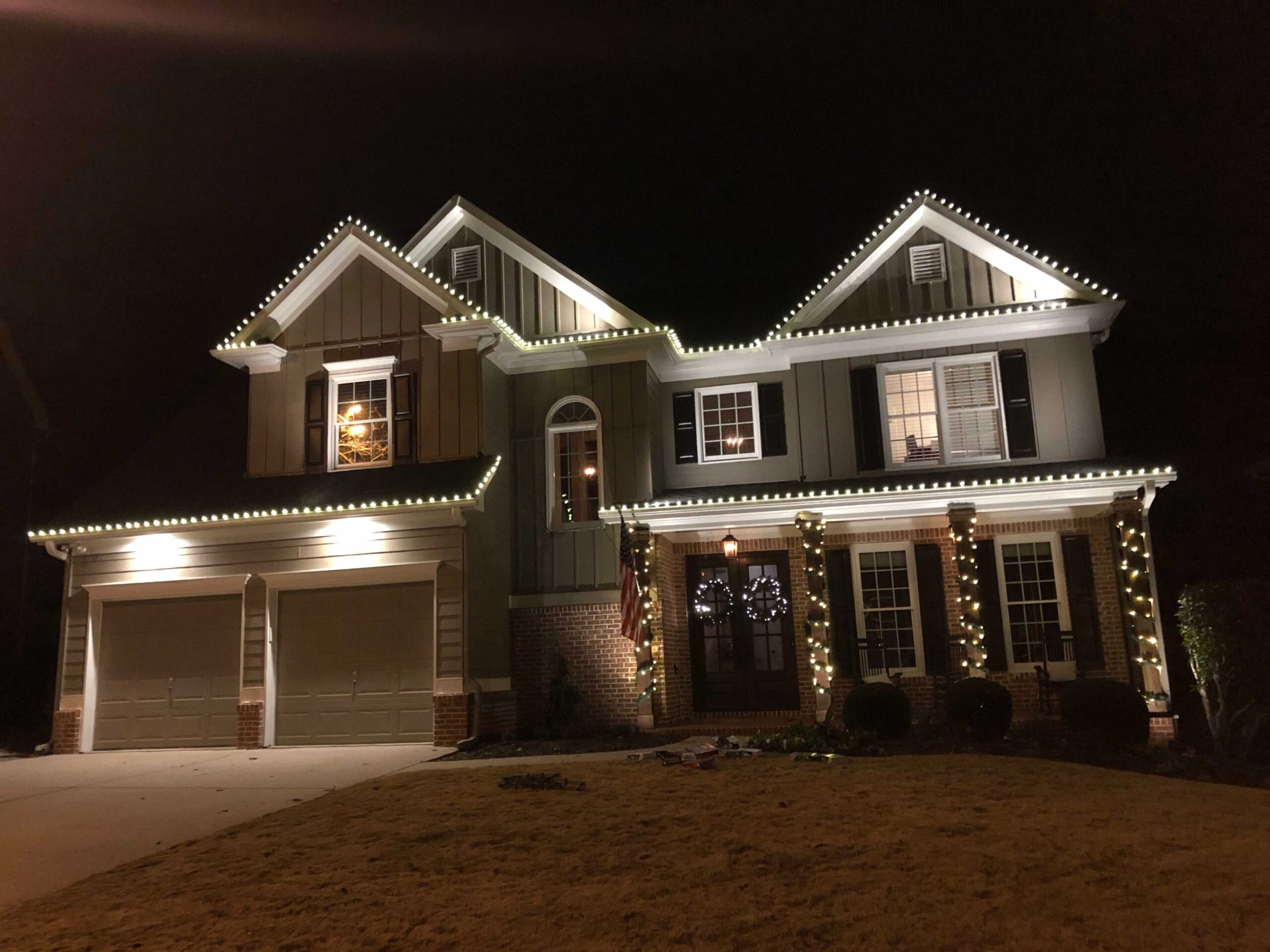 milton ga commercial christmas light installer